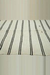 7x14 Wide And Long Brown And White Hemp Rug 214,408 - Turkish Hemp Rug  $i