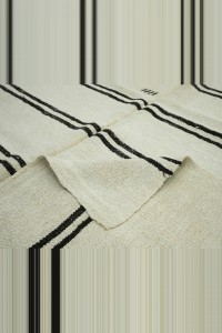 7x14 Wide And Long Brown And White Hemp Rug 214,408 - Turkish Hemp Rug  $i