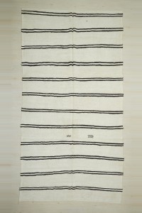 Turkish Hemp Rug 7x14 Wide And Long Brown And White Hemp Rug 214,408