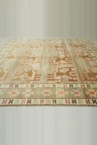 8.8x10.5 Beautiful Brown Kars Carpet Rug 255,320 - Turkish Carpet Rug  $i