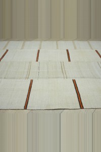 8x10.5 Striped Organic Hemp Kilim Rug 240,322 - Turkish Hemp Rug  $i