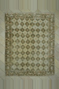 Turkish Carpet Rug 8x10 Angora Wool Turkish Oushak Rug 245,308