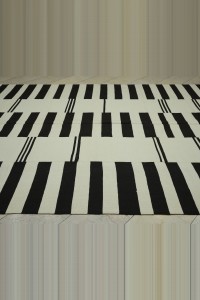 8x10 Contemporary Stripe Turkish Kilim Rug 250,307 - Turkish Natural Rug  $i