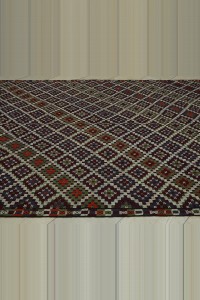 8x10 Embroidered Goat Hair Kilim Rug 233,302 - Turkish Kilim Rug  $i