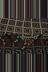 8x10 Embroidered Goat Hair Kilim Rug 233,302 - Turkish Kilim Rug  $i