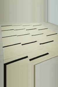 8x10 Modern Stripe Flat Weave Rug. 242,302 - Turkish Natural Rug  $i