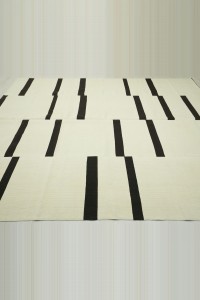8x10 Modern Stripe Kilim Rug. 242,303 - Turkish Natural Rug  $i