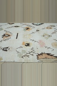 8x10 Oushak Pattern Hemp Carpet Rug 245,298 - Turkish Carpet Rug  $i