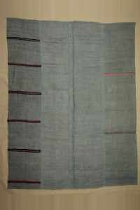 Turkish Hemp Rug 8x10 Overdye Grey Hemp Rug 237,310