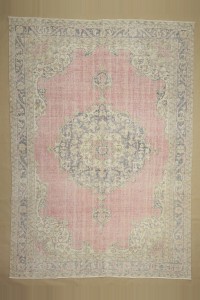 Oushak Rug 8x10 Salmon Pink Oushak Rug 225,314