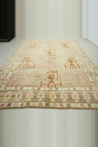 8x11 Beautiful Brown Kars Carpet Rug. 254,335 - Turkish Carpet Rug  $i