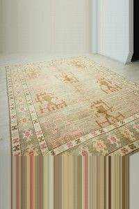 8x11 Beautiful Brown Kars Carpet Rug. 254,335 - Turkish Carpet Rug  $i