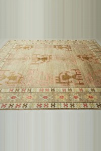 8x11 Beautiful Brown Kars Carpet Rug. 254,335 - Turkish Carpet Rug  $i