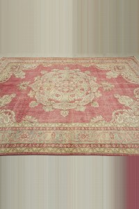 8x11 Modern Vintage Oushak Rug 234,330 - Oushak Rug  $i