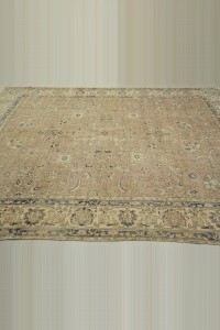 8x11 Persian Pattern Vintage Turkish Carpet Rug 233,332 - Oushak Rug  $i