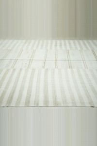 8x11 Striped Pattern Modern Hemp Kilim Rug. 232,343 - Turkish Hemp Rug  $i