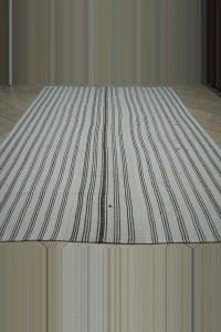 8x12 Mid Century Modern Turkish Wool Kilim Rug 257,365 - Turkish Natural Rug  $i