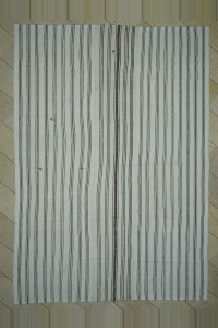 Turkish Natural Rug 8x12 Mid Century Modern Turkish Wool Kilim Rug 257,365