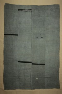 Turkish Hemp Rug 8x12 Overdye Grey Hemp Kilim Rug 255,365