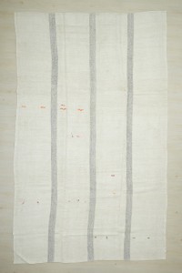 Turkish Hemp Rug 8x13 Primitive Pattern Hemp Kilim Rug 236,388