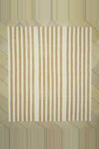 Turkish Natural Rug 8x9 Cotton On Cotton Flat Weave Rug. 233,267