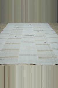 9x11 Minimalist Decor Hemp Kilim Rug 277,328 - Turkish Hemp Rug  $i