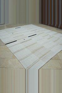 9x11 Minimalist Decor Hemp Kilim Rug 277,328 - Turkish Hemp Rug  $i