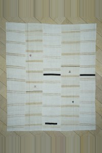 Turkish Hemp Rug 9x11 Minimalist Decor Hemp Kilim Rug 277,328
