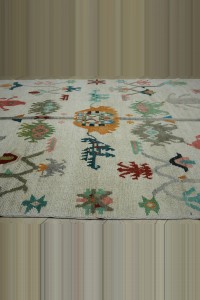 9x11 Oushak Pattern New Made Hemp Carpet Rug. 259,346 - Turkish Carpet Rug  $i