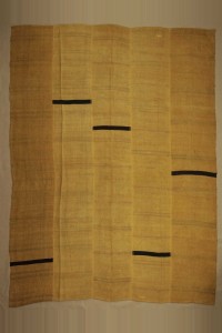 Turkish Hemp Rug 9x11 Overdye Saffron Gold Color Hemp Rug 264,340