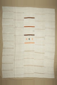 9x12 Modern Stripe Hemp Kilim Rug. 275,370