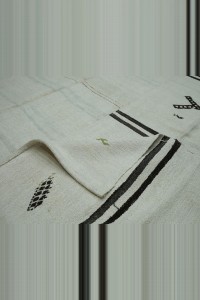 9x12 Modern Stripe Pattern Hemp Kilim Rug 285,370 - Turkish Hemp Rug  $i