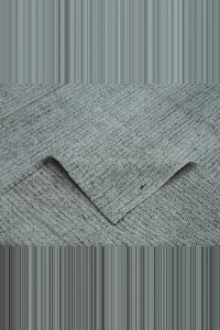 9x12 Plain Gray Flat Weave Kilim Rug. 260,278 - Grey Turkish Rug  $i