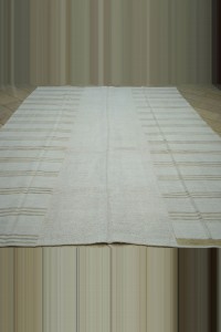 9x12 Striped Oversize Organic Hemp Kilim Rug 285,353 - Turkish Hemp Rug  $i