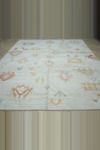 9x12 Turkish White Hemp Carpet Rug 274,351 - Turkish Carpet Rug  $i