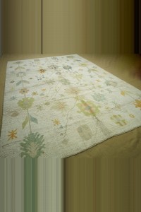 9x12 White Hemp Oushak Carpet Rug. 274,371 - Turkish Hemp Rug  $i