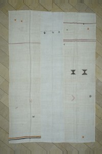 Turkish Hemp Rug 9x13 Vintage Handmade Turkish Hemp Kilim Rug. 273,402