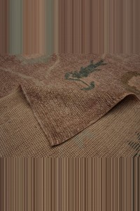 9x14 Overdye Bronze Hemp Carpet Rug. 283,432 - Turkish Carpet Rug  $i