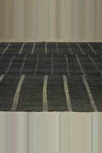 9x21 Minimalist Stripe Long And Wide Rag Rug 273,637 - Goat Hair Rug  $i