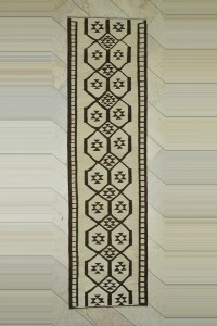 Turkish Rug Runner Abstract Runner Rug 3x11 Feet 94,342