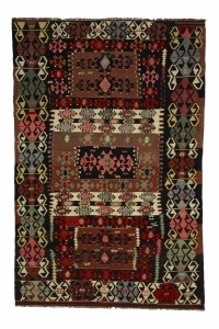 Turkish Kilim Rug Anatolian Kilim Rug 5x8 Feet 155,235