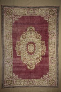 Oushak Rug Anique Old Pirimitive Oushak Carpet Rug 9x11 260,344