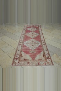 Antique Kirsehir Rug Runner 3x10 Feet 96,311 - Turkish Rug Runner  $i