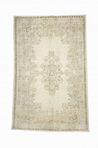 Oushak Rug Antique Turkish Rug 6x10 Feet 196,304