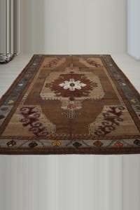 Baqshaish Design Brown Kars Carpet Rug 8x11 242,338 - Turkish Carpet Rug  $i