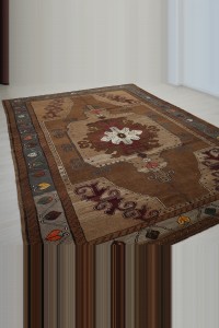 Baqshaish Design Brown Kars Carpet Rug 8x11 242,338 - Turkish Carpet Rug  $i