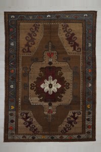 Baqshaish Design Brown Kars Carpet Rug 8x11 242,338