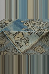 Beautiful Indigo Blue Wool Rug Runner 3x10 102,288 - Turkish Rug Runner  $i