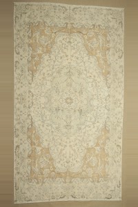 Oushak Rug Beige and Yellow Oushak Rug 6x11 Feet 194,342