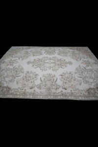 Beige Brown Oushak Rug 7x11 Feet 204,332 - Oushak Rug  $i